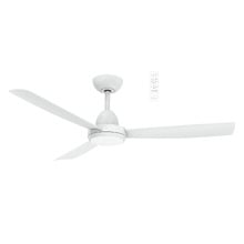 Zorro 122cm White DC Ceiling Fan with LED